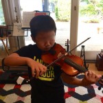 Ethan with violin 2